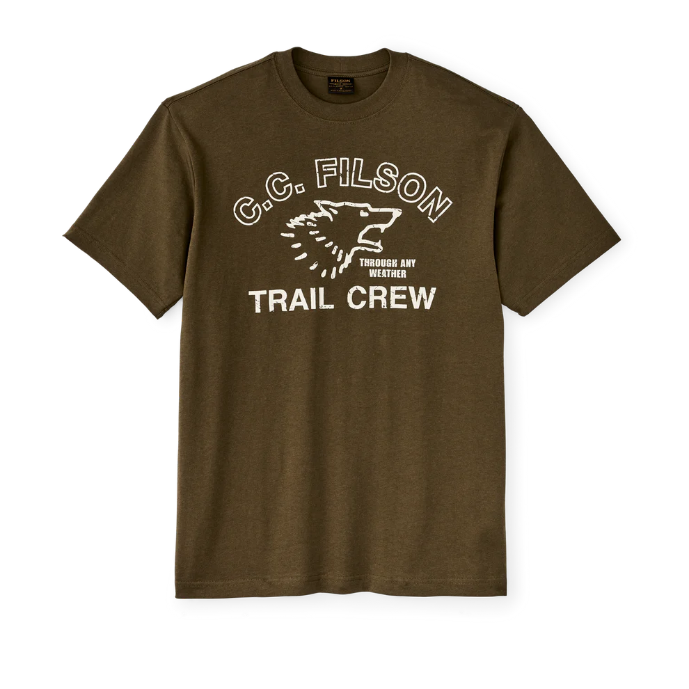 Frontier Graphic T-Shirt- Military Olive/Trail